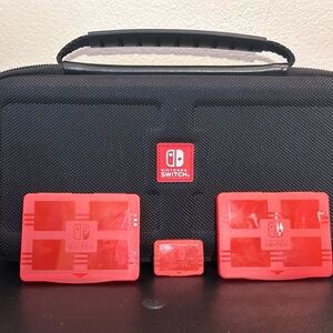 Nintendo Switch Traveler Case Deluxe w/ Cases for Game Cartridge & SD Card Carry